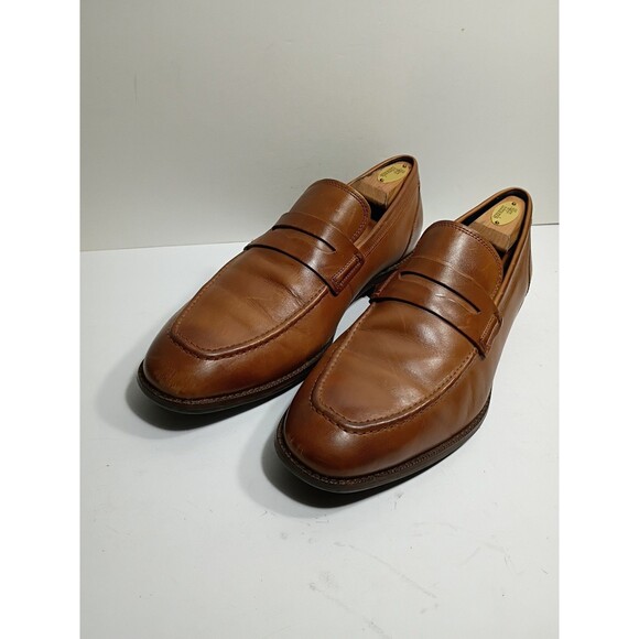 Cole Haan Mens British Tan Leather Penny Loafers C29038 Size 10M Slip On Shoes main image 15